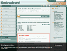 Tablet Screenshot of electronicpool.de